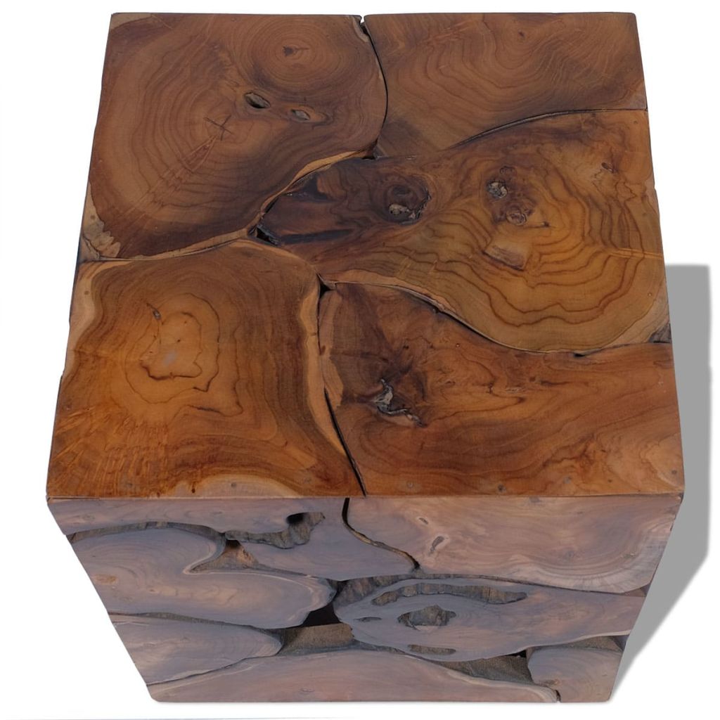 Stool Solid Teak Wood- Folding Chairs & Stools - HomeShopIreland - Home Shop Ireland - Folding Chairs & Stools - Stool Solid Teak Wood