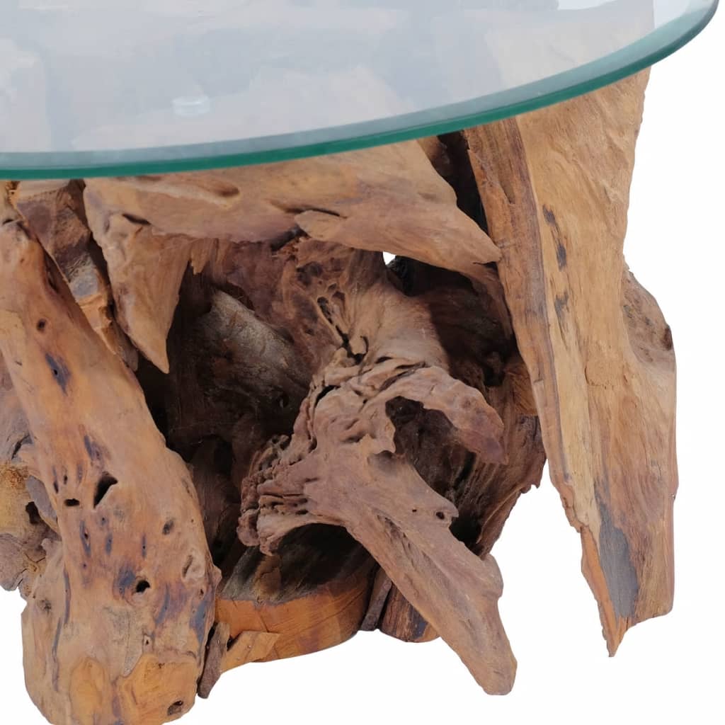 Coffee Table Solid Teak Driftwood 60 cm- Coffee Tables - HomeShopIreland - Home Shop Ireland - Coffee Tables - Coffee Table Solid Teak Driftwood 60 cm