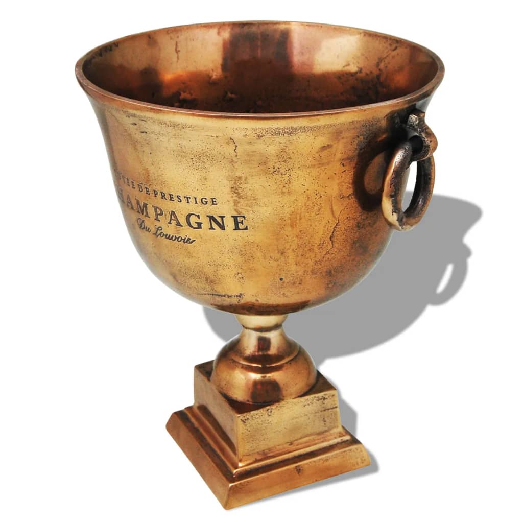 Trophy Cup Champagne Cooler Copper Brown- Figurines, Sculptures & Statues - HomeShopIreland - Home Shop Ireland - Figurines, Sculptures & Statues - Trophy Cup Champagne Cooler Copper Brown