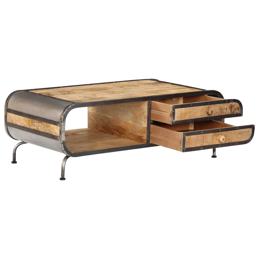 Coffee Table 100x50x35 cm Solid Mango Wood- Coffee Tables - HomeShopIreland - Home Shop Ireland - Coffee Tables - Coffee Table 100x50x35 cm Solid Mango Wood