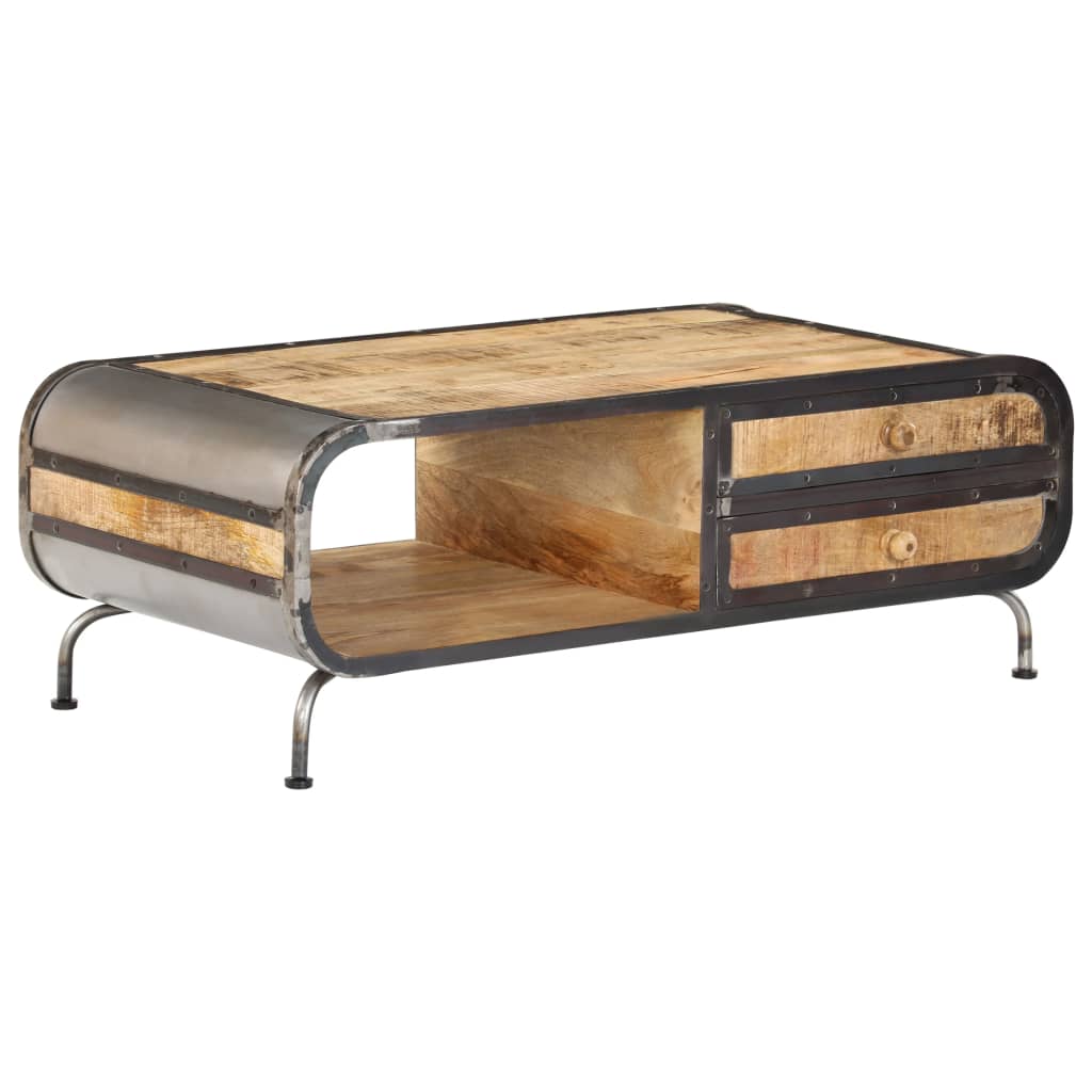 Coffee Table 100x50x35 cm Solid Mango Wood- Coffee Tables - HomeShopIreland - Home Shop Ireland - Coffee Tables - Coffee Table 100x50x35 cm Solid Mango Wood