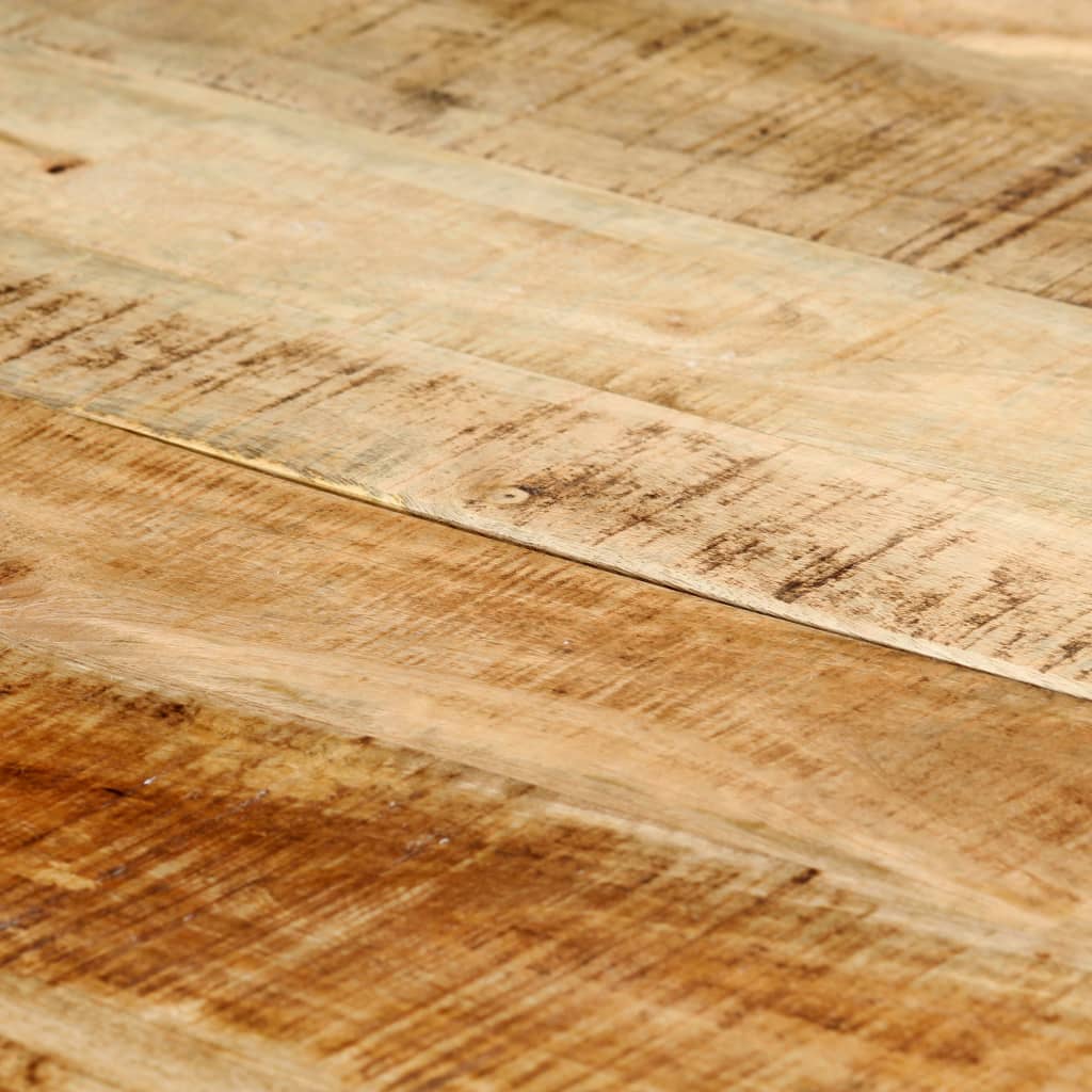 Dining Table 140x70x75 cm Solid Rough Mango Wood- Kitchen & Dining Room Tables - HomeShopIreland - Home Shop Ireland - Kitchen & Dining Room Tables - Dining Table 140x70x75 cm Solid Rough Mango Wood