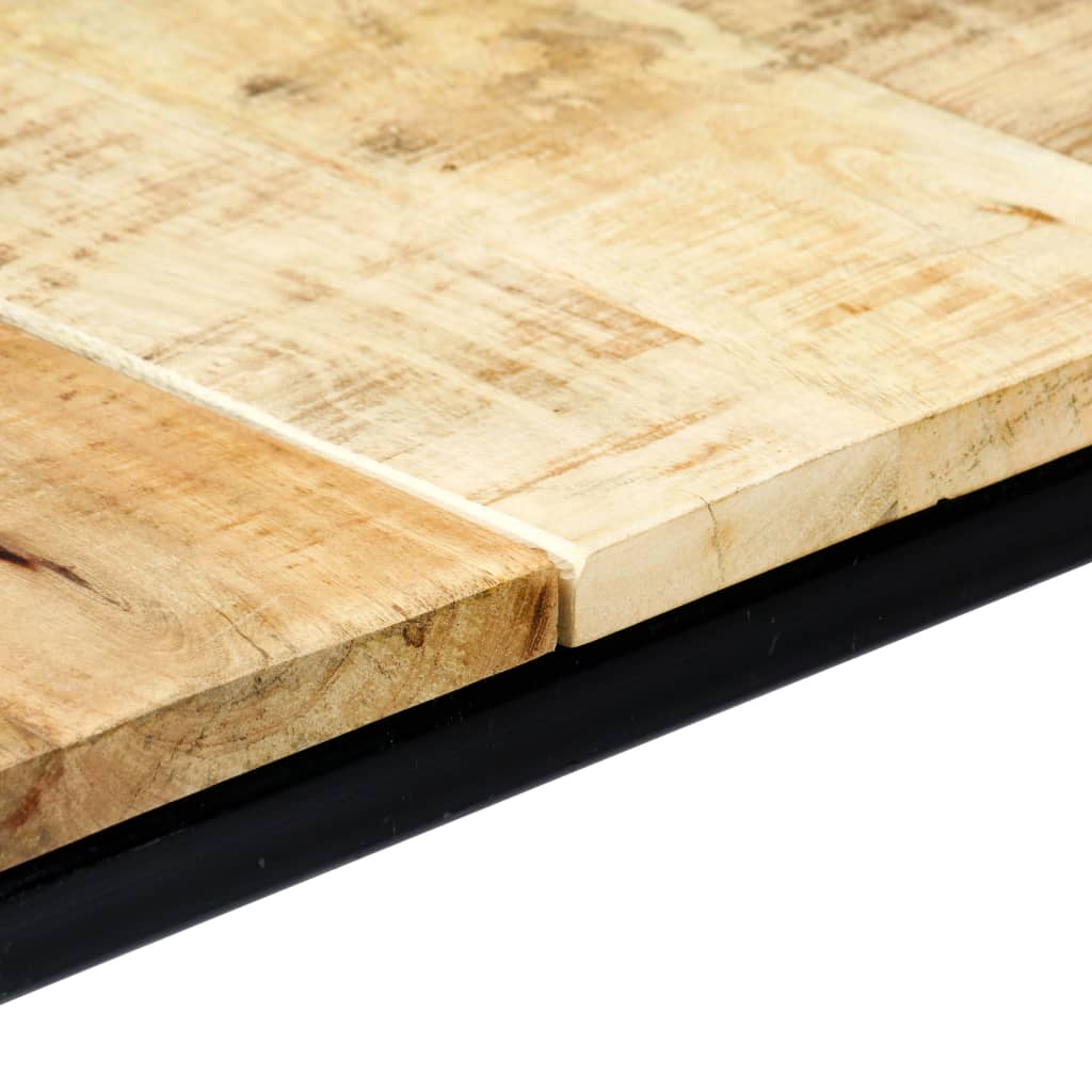 Dining Table 140x70x75 cm Solid Rough Mango Wood- Kitchen & Dining Room Tables - HomeShopIreland - Home Shop Ireland - Kitchen & Dining Room Tables - Dining Table 140x70x75 cm Solid Rough Mango Wood