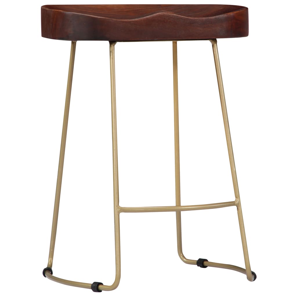 Gavin Bar Stools 2 pcs Solid Mango Wood- Table & Bar Stools - HomeShopIreland - Home Shop Ireland - Table & Bar Stools - Gavin Bar Stools 2 pcs Solid Mango Wood