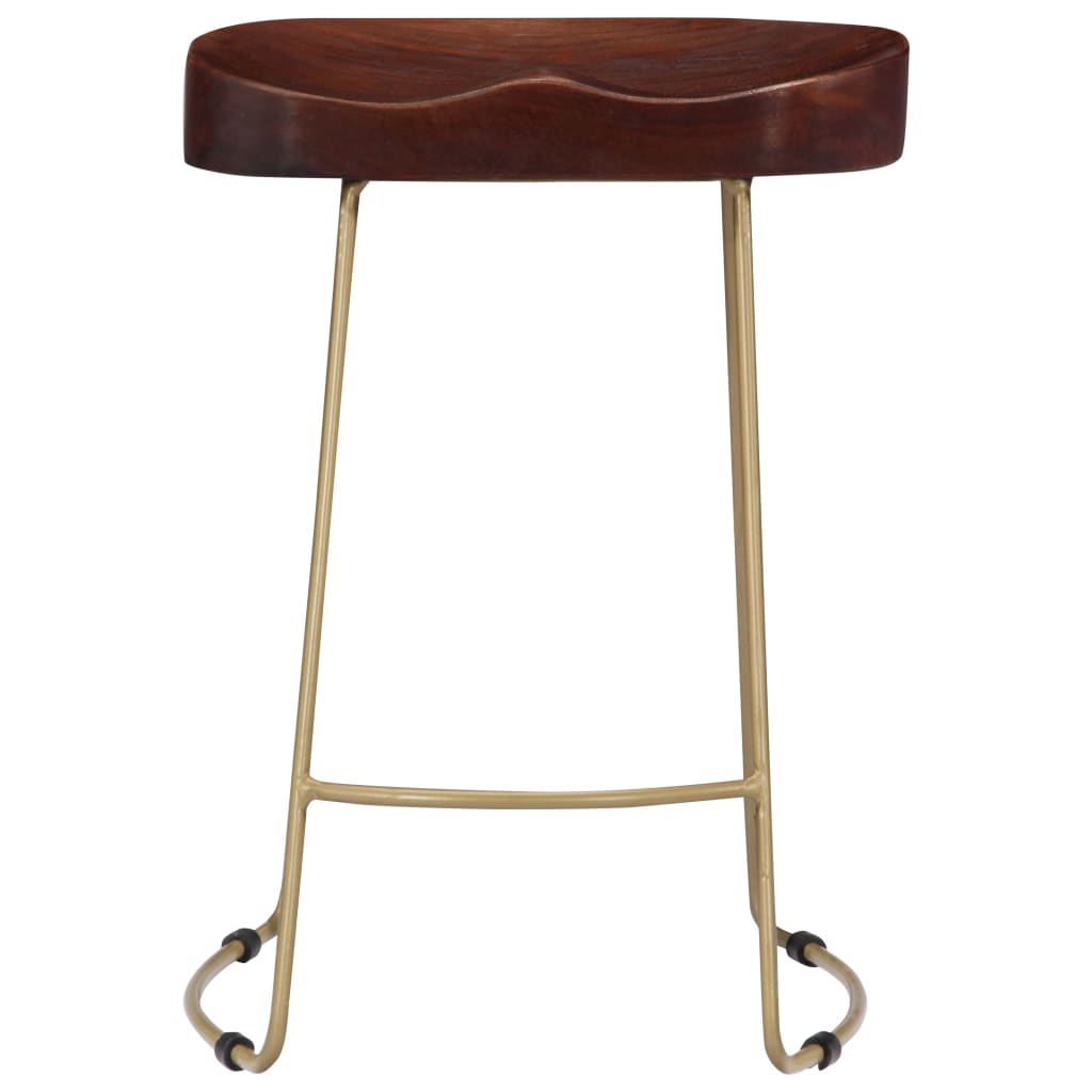Gavin Bar Stools 2 pcs Solid Mango Wood- Table & Bar Stools - HomeShopIreland - Home Shop Ireland - Table & Bar Stools - Gavin Bar Stools 2 pcs Solid Mango Wood