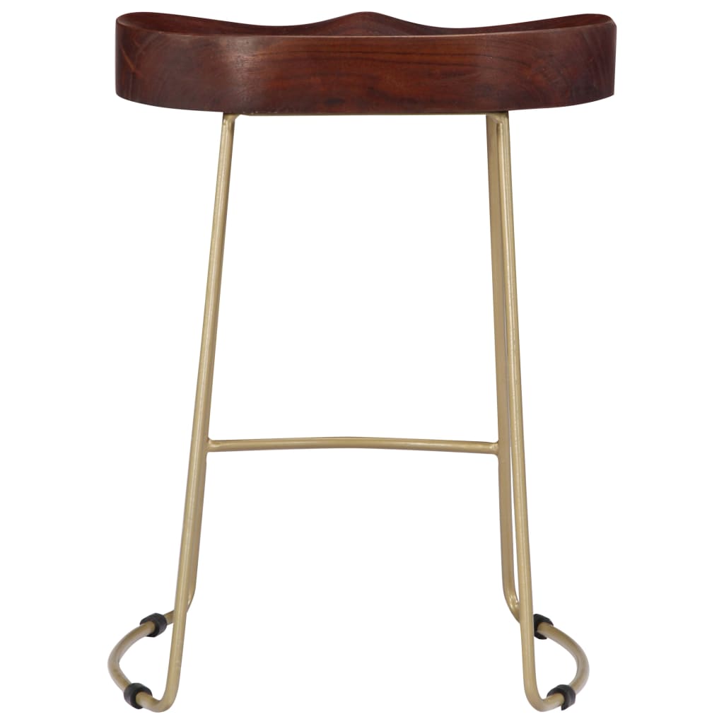 Gavin Bar Stools 2 pcs Solid Mango Wood- Table & Bar Stools - HomeShopIreland - Home Shop Ireland - Table & Bar Stools - Gavin Bar Stools 2 pcs Solid Mango Wood