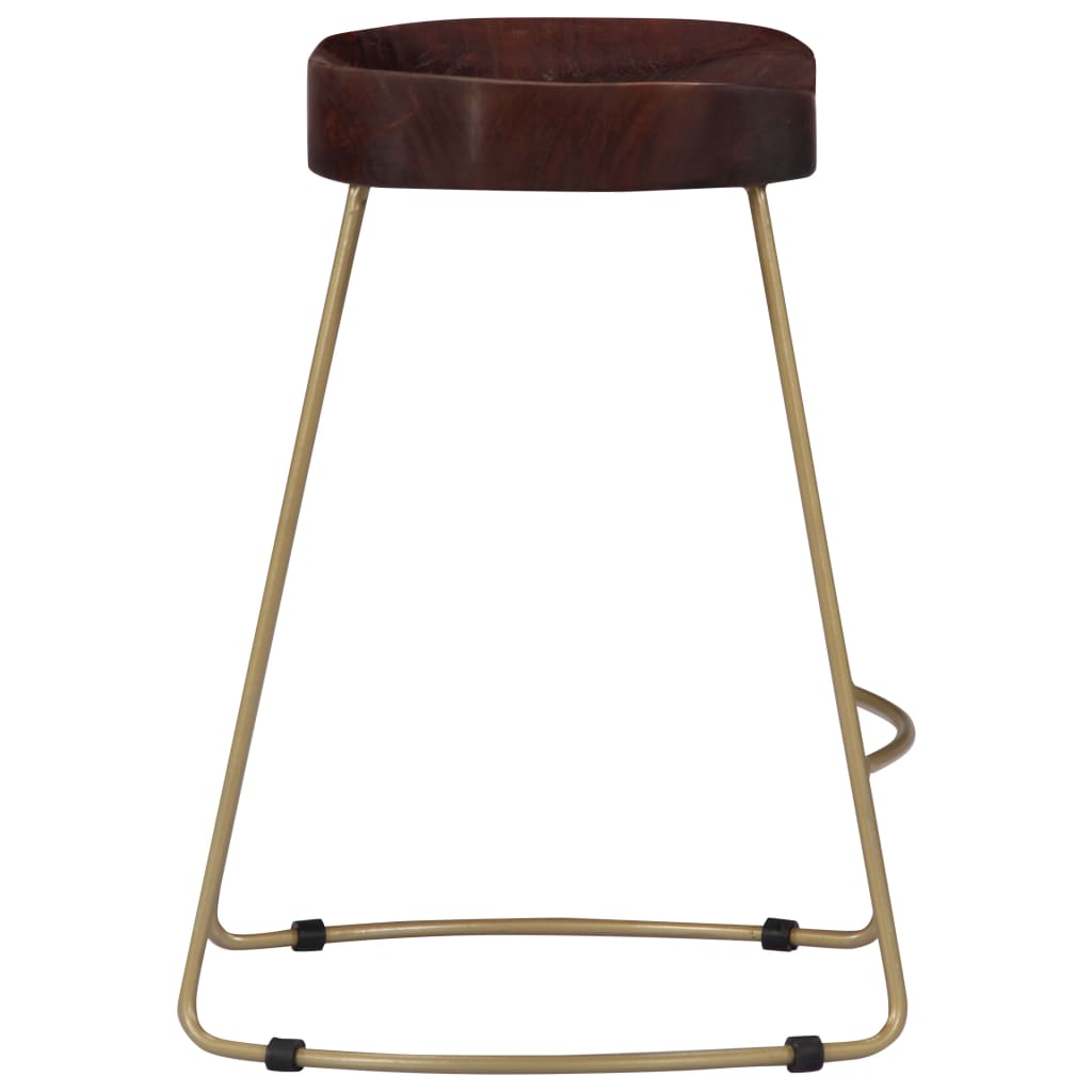 Gavin Bar Stools 2 pcs Solid Mango Wood- Table & Bar Stools - HomeShopIreland - Home Shop Ireland - Table & Bar Stools - Gavin Bar Stools 2 pcs Solid Mango Wood