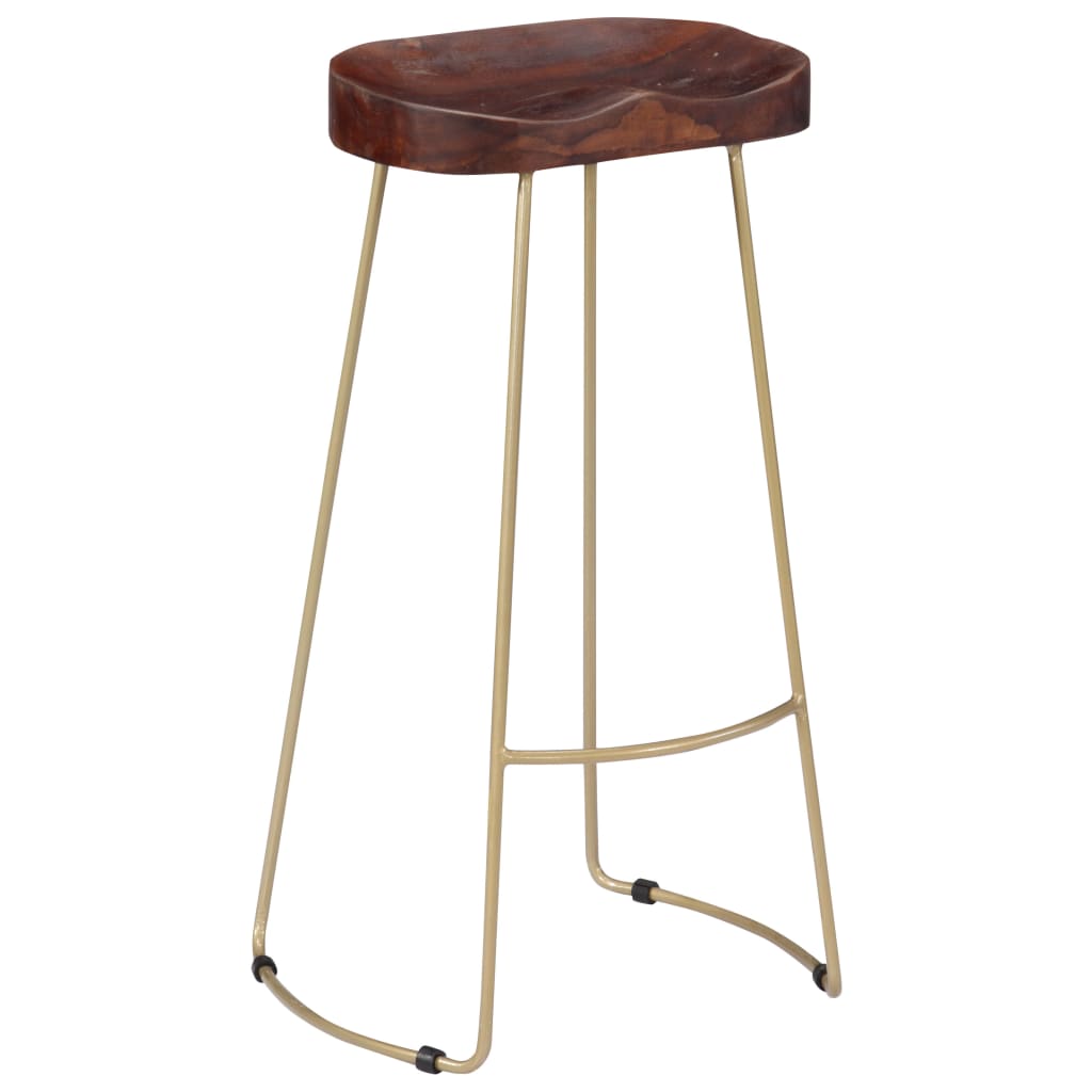 Gavin Bar Stools 2 pcs Solid Mango Wood- Table & Bar Stools - HomeShopIreland - Home Shop Ireland - Table & Bar Stools - Gavin Bar Stools 2 pcs Solid Mango Wood