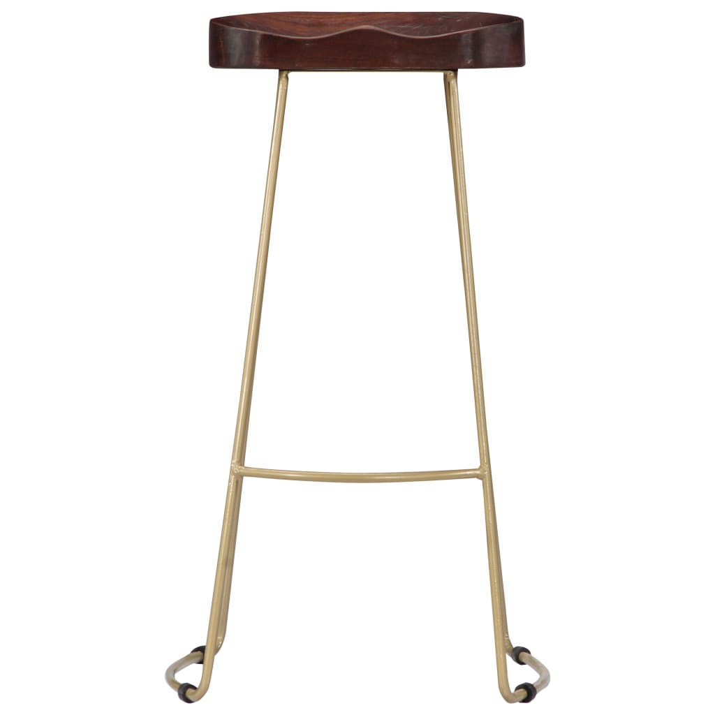 Gavin Bar Stools 2 pcs Solid Mango Wood- Table & Bar Stools - HomeShopIreland - Home Shop Ireland - Table & Bar Stools - Gavin Bar Stools 2 pcs Solid Mango Wood