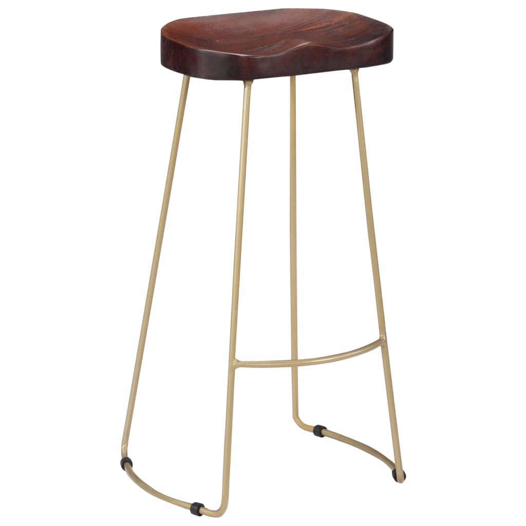 Gavin Bar Stools 2 pcs Solid Mango Wood- Table & Bar Stools - HomeShopIreland - Home Shop Ireland - Table & Bar Stools - Gavin Bar Stools 2 pcs Solid Mango Wood