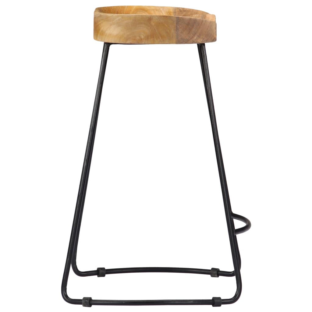Gavin Bar Stools 2 pcs Solid Mango Wood- Table & Bar Stools - HomeShopIreland - Home Shop Ireland - Table & Bar Stools - Gavin Bar Stools 2 pcs Solid Mango Wood