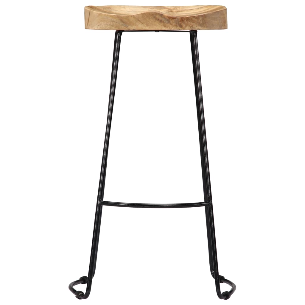 Gavin Bar Stools 2 pcs Solid Mango Wood- Table & Bar Stools - HomeShopIreland - Home Shop Ireland - Table & Bar Stools - Gavin Bar Stools 2 pcs Solid Mango Wood