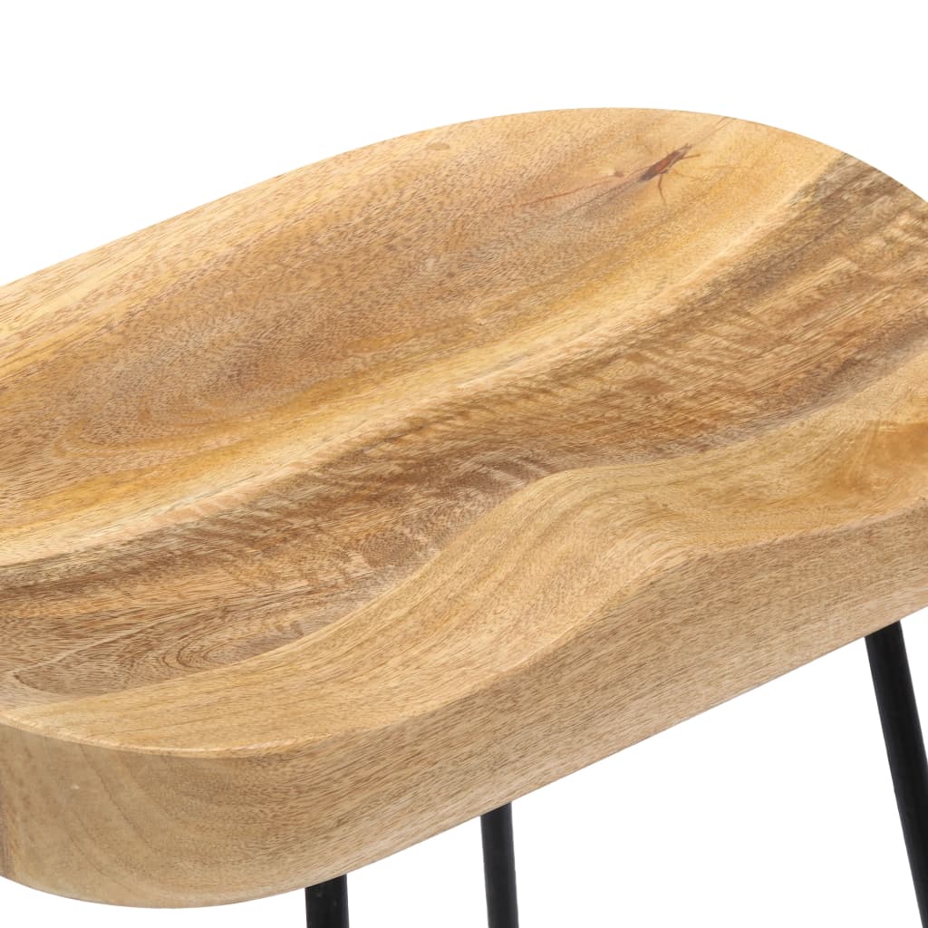 Gavin Bar Stools 2 pcs Solid Mango Wood- Table & Bar Stools - HomeShopIreland - Home Shop Ireland - Table & Bar Stools - Gavin Bar Stools 2 pcs Solid Mango Wood