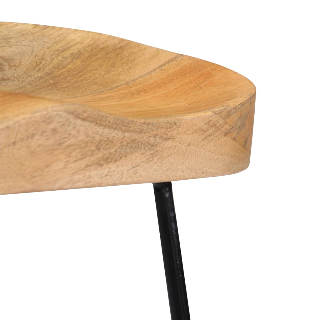 Gavin Bar Stools 2 pcs Solid Mango Wood- Table & Bar Stools - HomeShopIreland - Home Shop Ireland - Table & Bar Stools - Gavin Bar Stools 2 pcs Solid Mango Wood