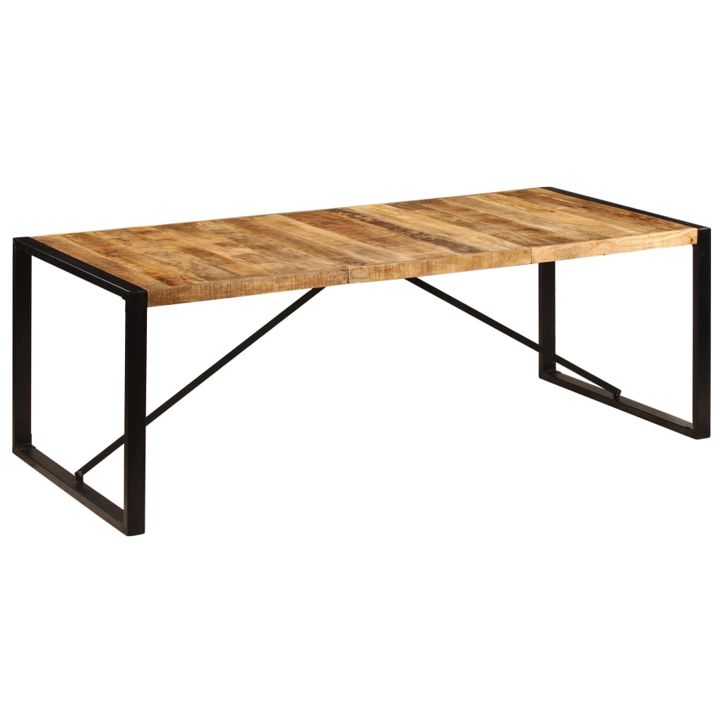 Dining Table 220x100x75 cm Solid Mango Wood- Kitchen & Dining Room Tables - HomeShopIreland - Home Shop Ireland - Kitchen & Dining Room Tables - Dining Table 220x100x75 cm Solid Mango Wood