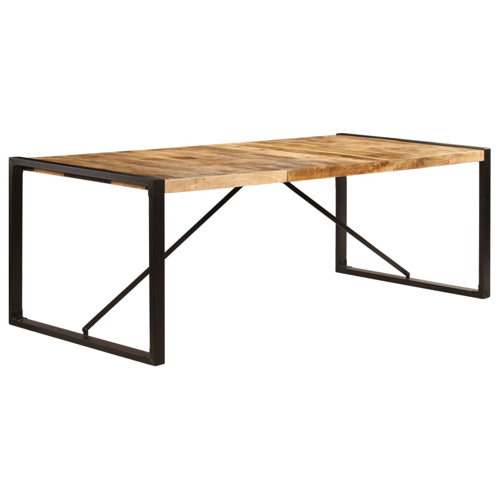 Dining Table 220x100x75 cm Solid Mango Wood- Kitchen & Dining Room Tables - HomeShopIreland - Home Shop Ireland - Kitchen & Dining Room Tables - Dining Table 220x100x75 cm Solid Mango Wood