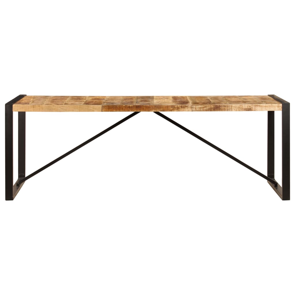 Dining Table 220x100x75 cm Solid Mango Wood- Kitchen & Dining Room Tables - HomeShopIreland - Home Shop Ireland - Kitchen & Dining Room Tables - Dining Table 220x100x75 cm Solid Mango Wood