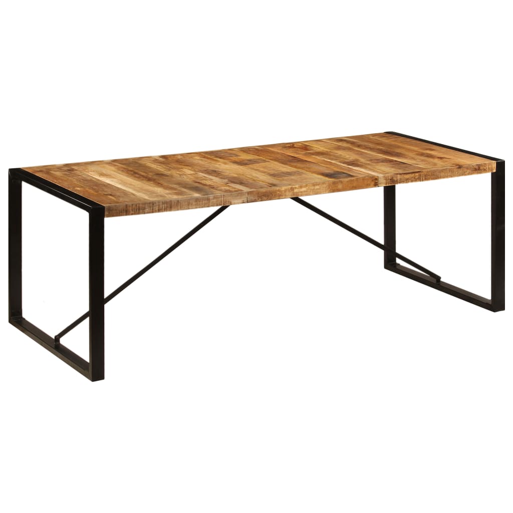 Dining Table 220x100x75 cm Solid Mango Wood- Kitchen & Dining Room Tables - HomeShopIreland - Home Shop Ireland - Kitchen & Dining Room Tables - Dining Table 220x100x75 cm Solid Mango Wood