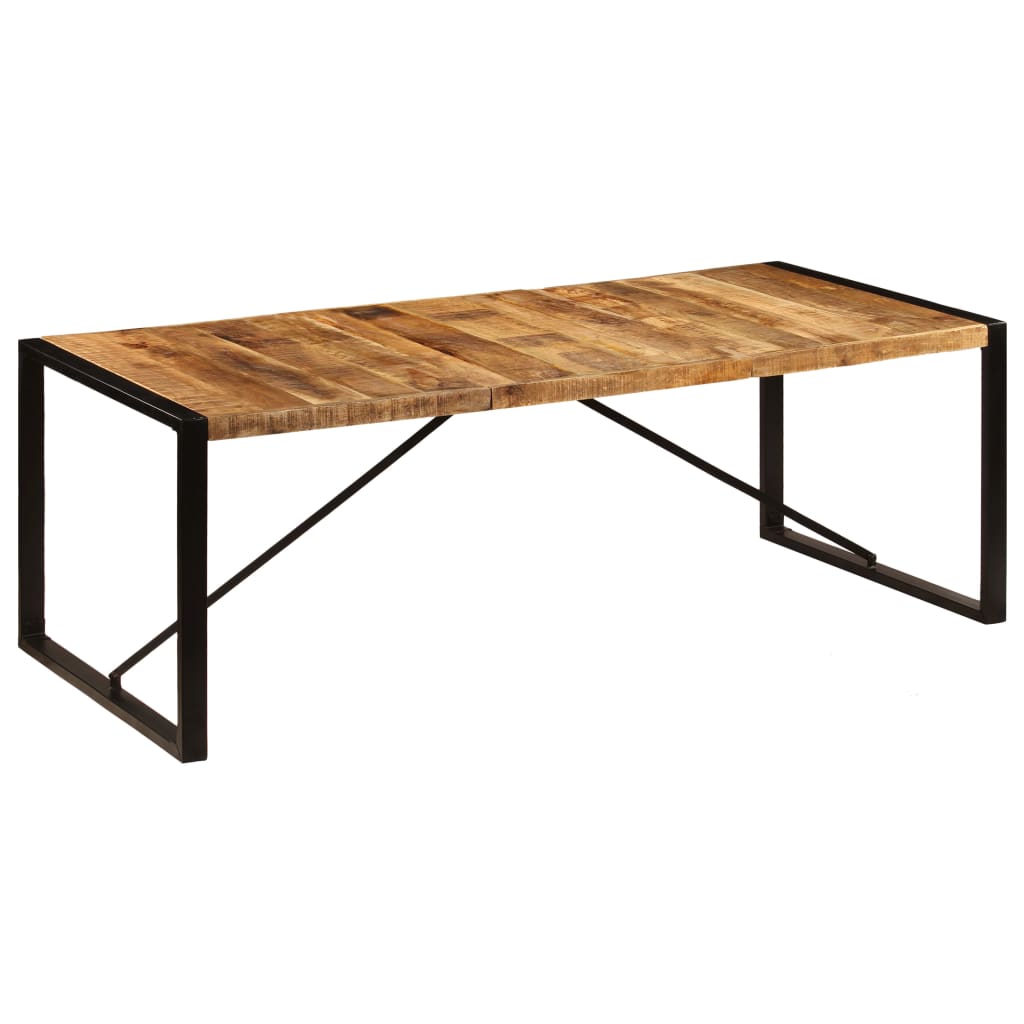 Dining Table 220x100x75 cm Solid Mango Wood- Kitchen & Dining Room Tables - HomeShopIreland - Home Shop Ireland - Kitchen & Dining Room Tables - Dining Table 220x100x75 cm Solid Mango Wood