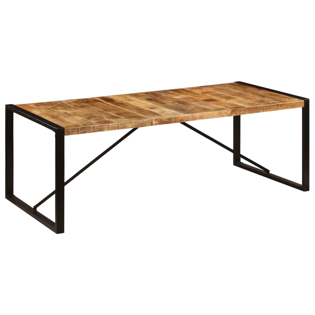 Dining Table 220x100x75 cm Solid Mango Wood- Kitchen & Dining Room Tables - HomeShopIreland - Home Shop Ireland - Kitchen & Dining Room Tables - Dining Table 220x100x75 cm Solid Mango Wood