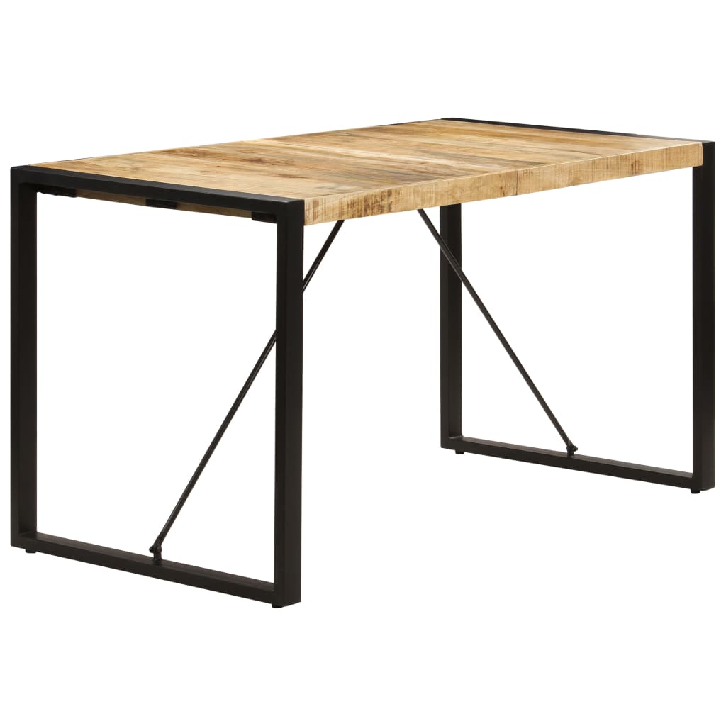 Dining Table 140x70x75 cm Solid Mango Wood- Kitchen & Dining Room Tables - HomeShopIreland - Home Shop Ireland - Kitchen & Dining Room Tables - Dining Table 140x70x75 cm Solid Mango Wood