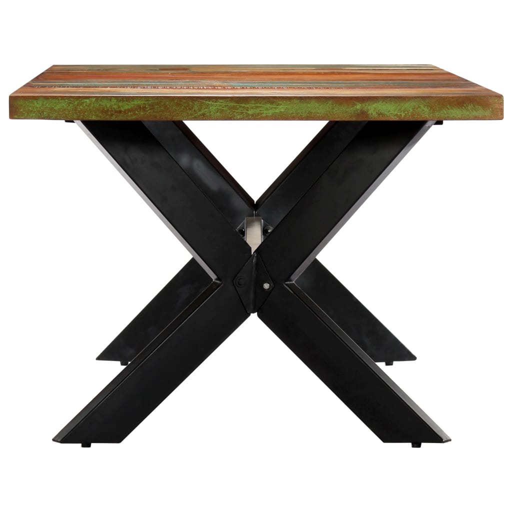 Dining Table 200x100x75 cm Solid Reclaimed Wood- Kitchen & Dining Room Tables - HomeShopIreland - Home Shop Ireland - Kitchen & Dining Room Tables - Dining Table 200x100x75 cm Solid Reclaimed Wood