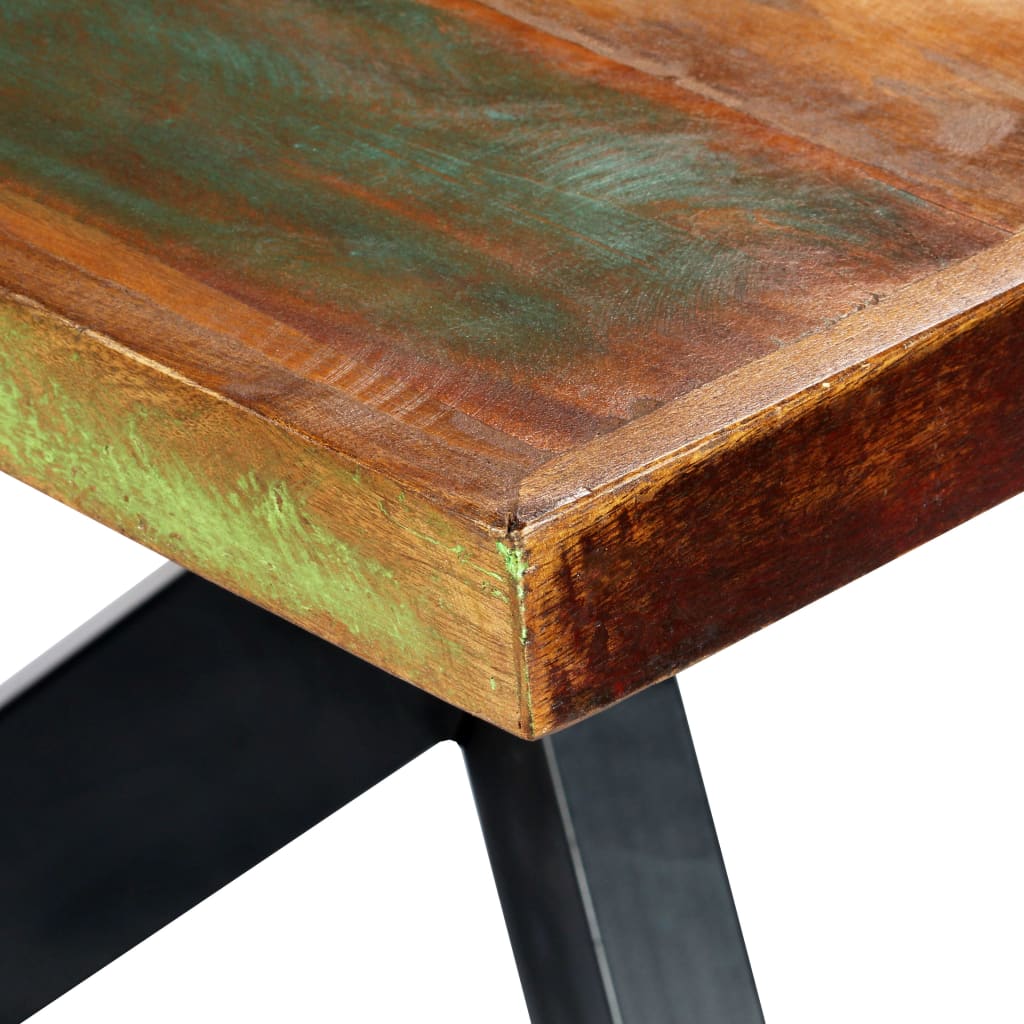 Dining Table 200x100x75 cm Solid Reclaimed Wood- Kitchen & Dining Room Tables - HomeShopIreland - Home Shop Ireland - Kitchen & Dining Room Tables - Dining Table 200x100x75 cm Solid Reclaimed Wood