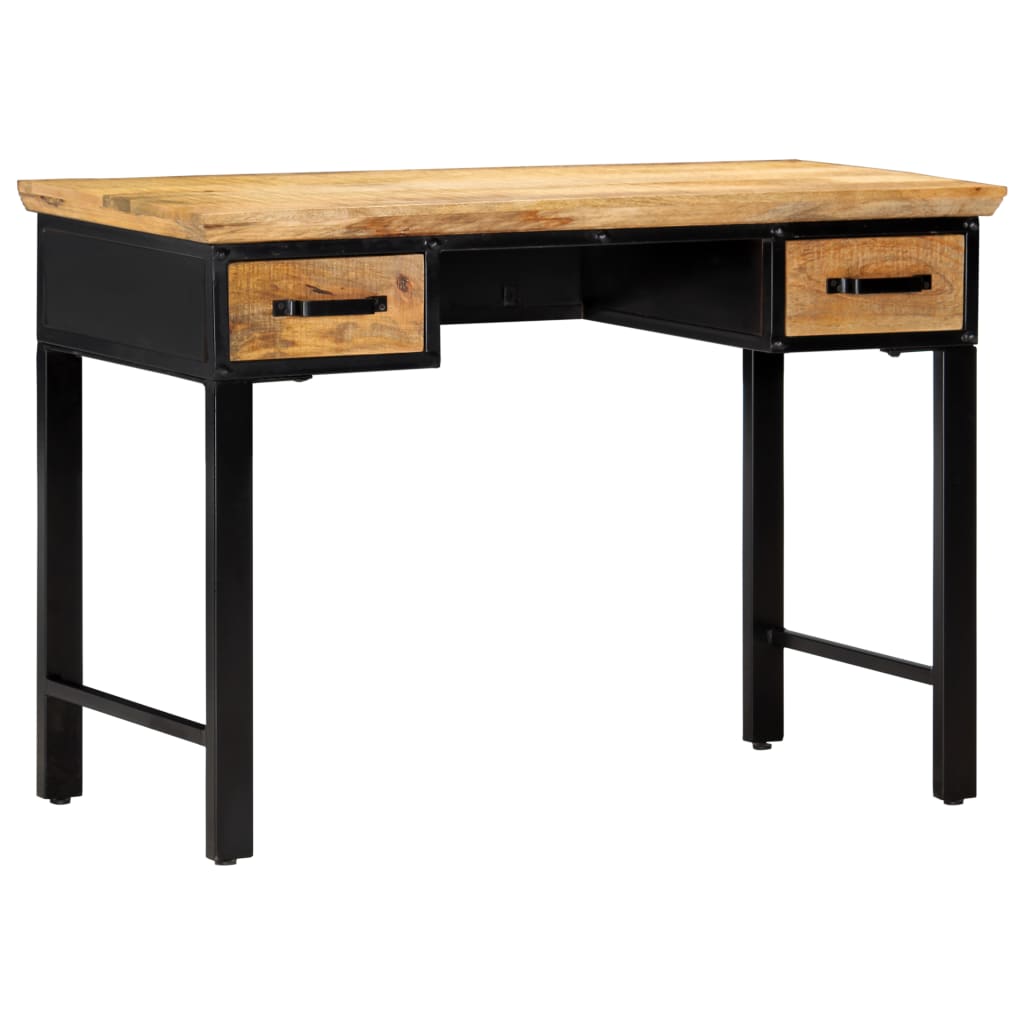 Writing Table 110x50x76 cm Solid Mango Wood- Desks - HomeShopIreland - Home Shop Ireland - Desks - Writing Table 110x50x76 cm Solid Mango Wood