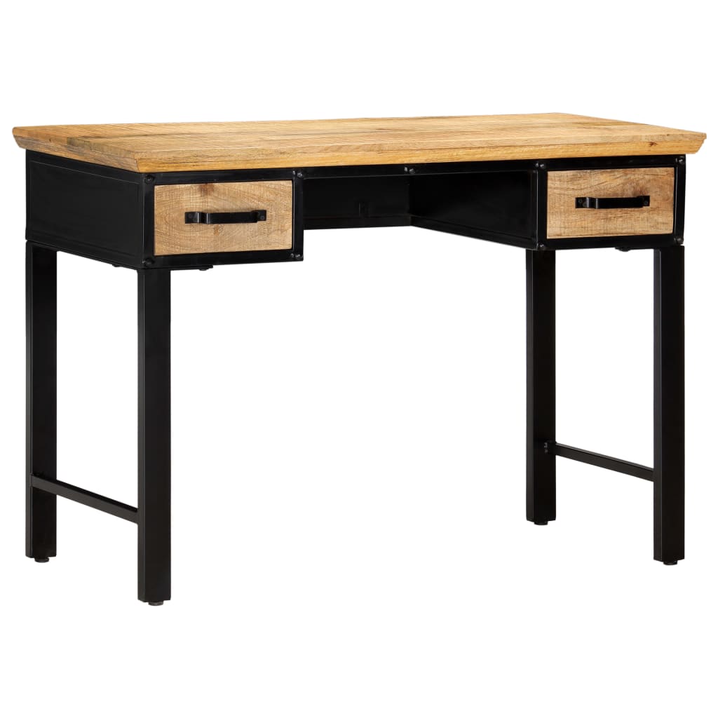Writing Table 110x50x76 cm Solid Mango Wood- Desks - HomeShopIreland - Home Shop Ireland - Desks - Writing Table 110x50x76 cm Solid Mango Wood