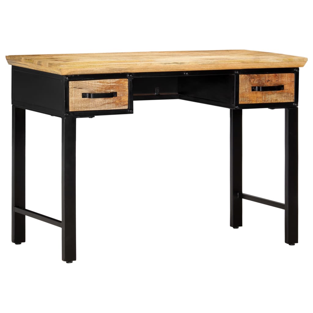 Writing Table 110x50x76 cm Solid Mango Wood- Desks - HomeShopIreland - Home Shop Ireland - Desks - Writing Table 110x50x76 cm Solid Mango Wood