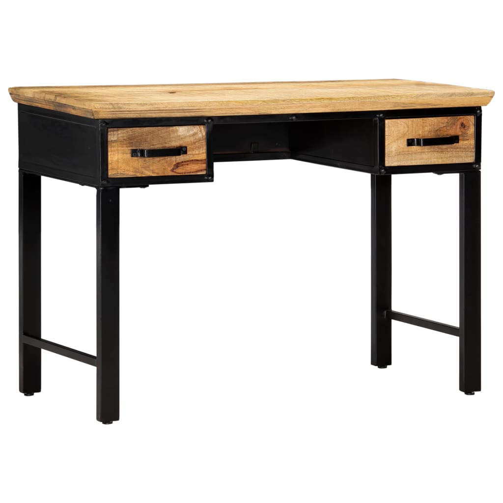 Writing Table 110x50x76 cm Solid Mango Wood- Desks - HomeShopIreland - Home Shop Ireland - Desks - Writing Table 110x50x76 cm Solid Mango Wood