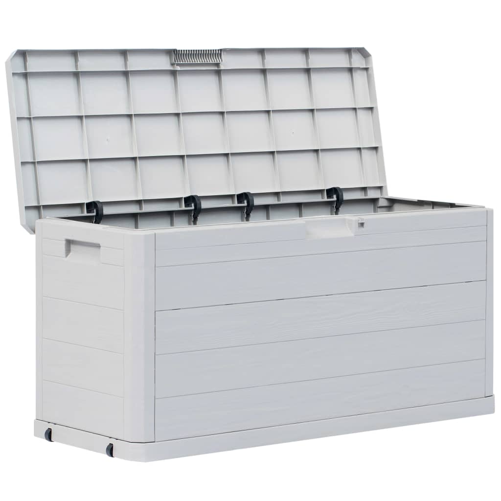 Garden Storage Box 280 L Light Grey- Outdoor Storage Boxes - HomeShopIreland - Home Shop Ireland - Outdoor Storage Boxes - Garden Storage Box 280 L Light Grey