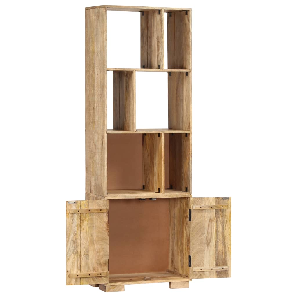 Bookshelf 60x35x180 cm Solid Mango Wood- Bookcases & Standing Shelves - HomeShopIreland - Home Shop Ireland - Bookcases & Standing Shelves - Bookshelf 60x35x180 cm Solid Mango Wood
