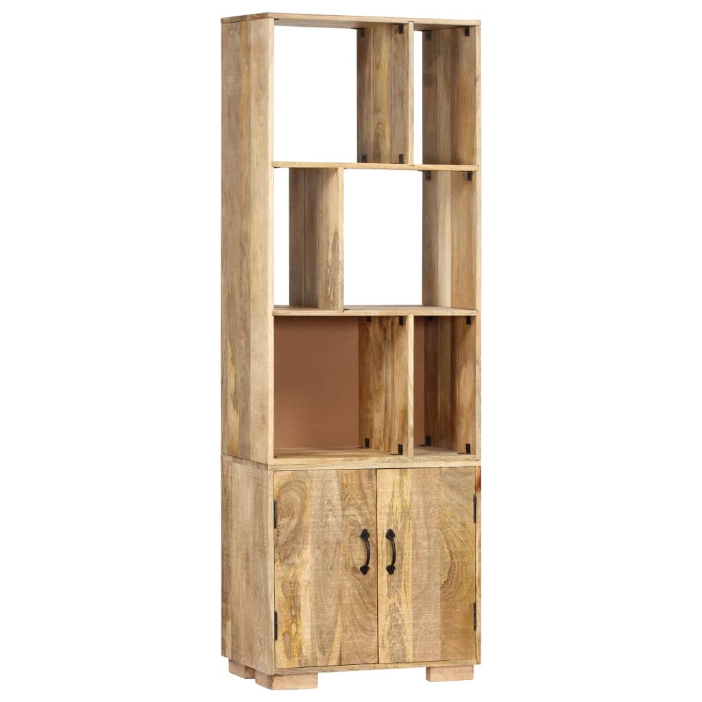 Bookshelf 60x35x180 cm Solid Mango Wood- Bookcases & Standing Shelves - HomeShopIreland - Home Shop Ireland - Bookcases & Standing Shelves - Bookshelf 60x35x180 cm Solid Mango Wood