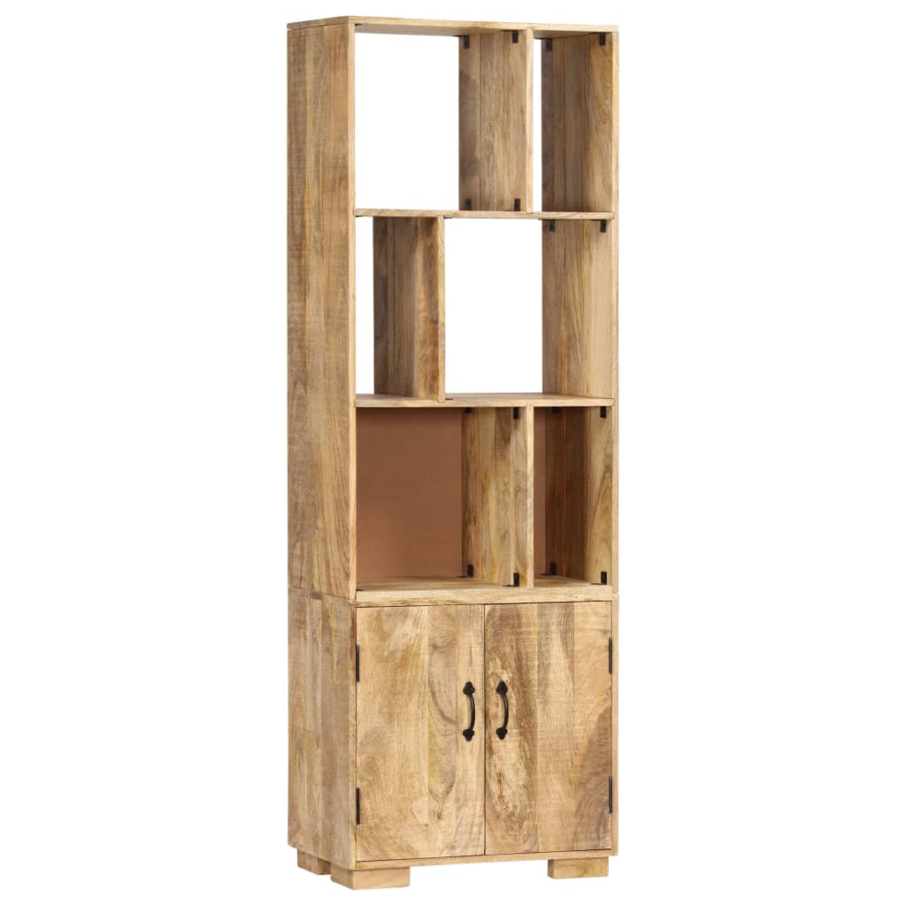 Bookshelf 60x35x180 cm Solid Mango Wood- Bookcases & Standing Shelves - HomeShopIreland - Home Shop Ireland - Bookcases & Standing Shelves - Bookshelf 60x35x180 cm Solid Mango Wood