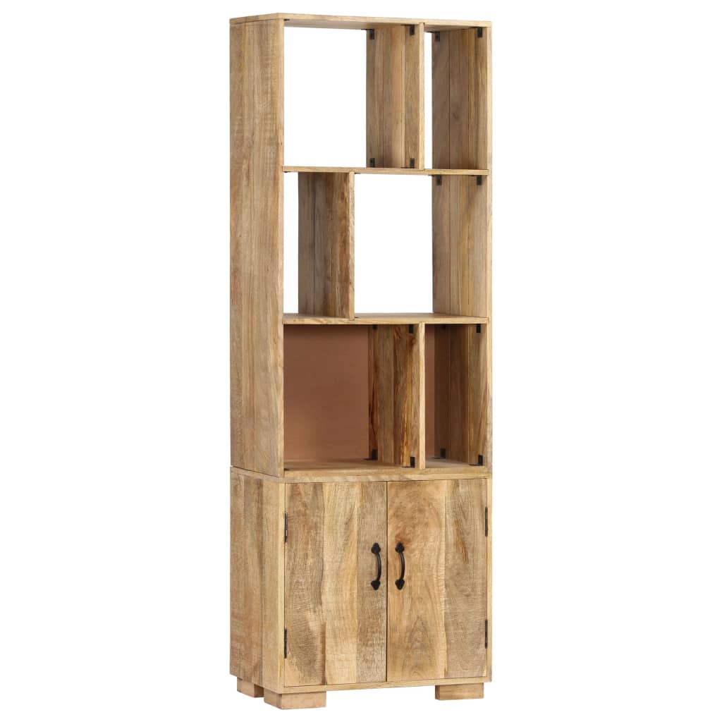 Bookshelf 60x35x180 cm Solid Mango Wood- Bookcases & Standing Shelves - HomeShopIreland - Home Shop Ireland - Bookcases & Standing Shelves - Bookshelf 60x35x180 cm Solid Mango Wood