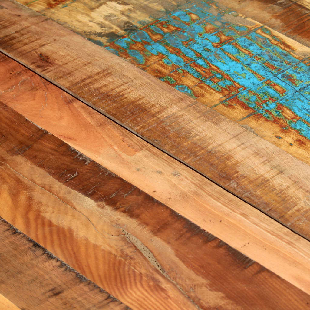 Dining Table 180x90x76 cm Solid Reclaimed Wood- Kitchen & Dining Room Tables - HomeShopIreland - Home Shop Ireland - Kitchen & Dining Room Tables - Dining Table 180x90x76 cm Solid Reclaimed Wood
