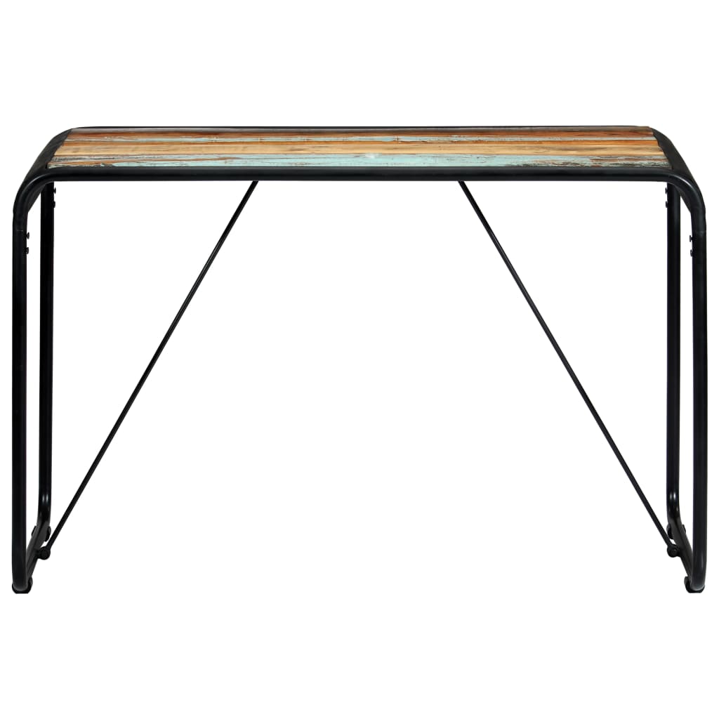 Dining Table 118x60x76 cm Solid Reclaimed Wood- Kitchen & Dining Room Tables - HomeShopIreland - Home Shop Ireland - Kitchen & Dining Room Tables - Dining Table 118x60x76 cm Solid Reclaimed Wood