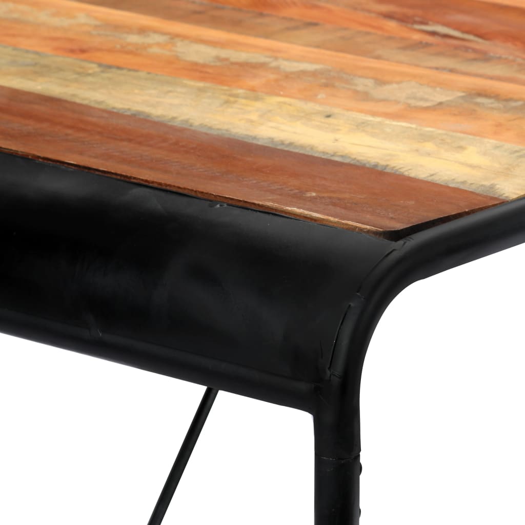 Dining Table 118x60x76 cm Solid Reclaimed Wood- Kitchen & Dining Room Tables - HomeShopIreland - Home Shop Ireland - Kitchen & Dining Room Tables - Dining Table 118x60x76 cm Solid Reclaimed Wood