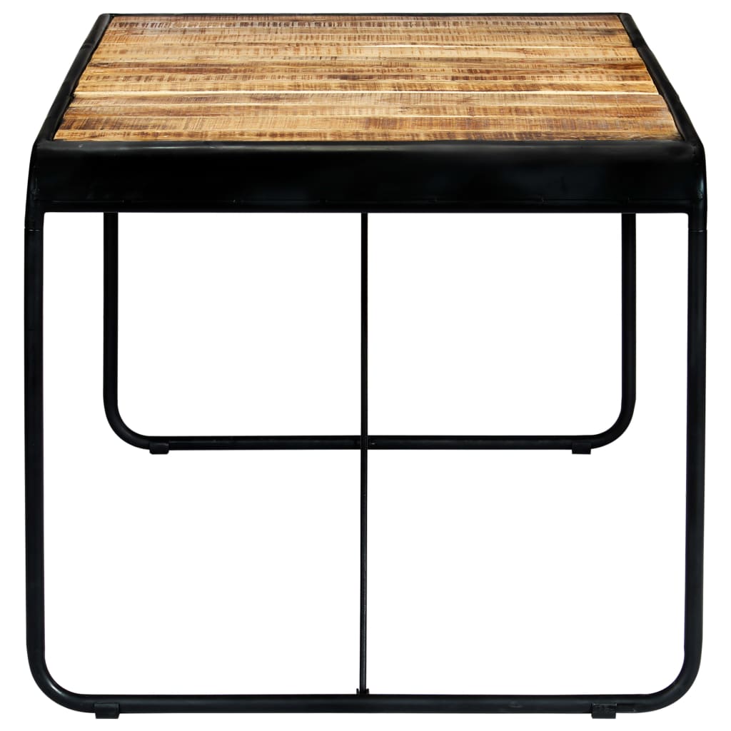 Dining Table 180x90x76 cm Solid Rough Mango Wood- Kitchen & Dining Room Tables - HomeShopIreland - Home Shop Ireland - Kitchen & Dining Room Tables - Dining Table 180x90x76 cm Solid Rough Mango Wood