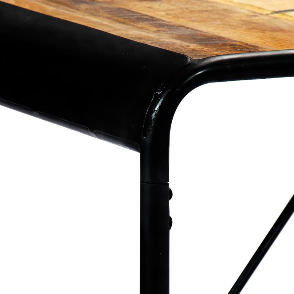 Dining Table 180x90x76 cm Solid Rough Mango Wood- Kitchen & Dining Room Tables - HomeShopIreland - Home Shop Ireland - Kitchen & Dining Room Tables - Dining Table 180x90x76 cm Solid Rough Mango Wood