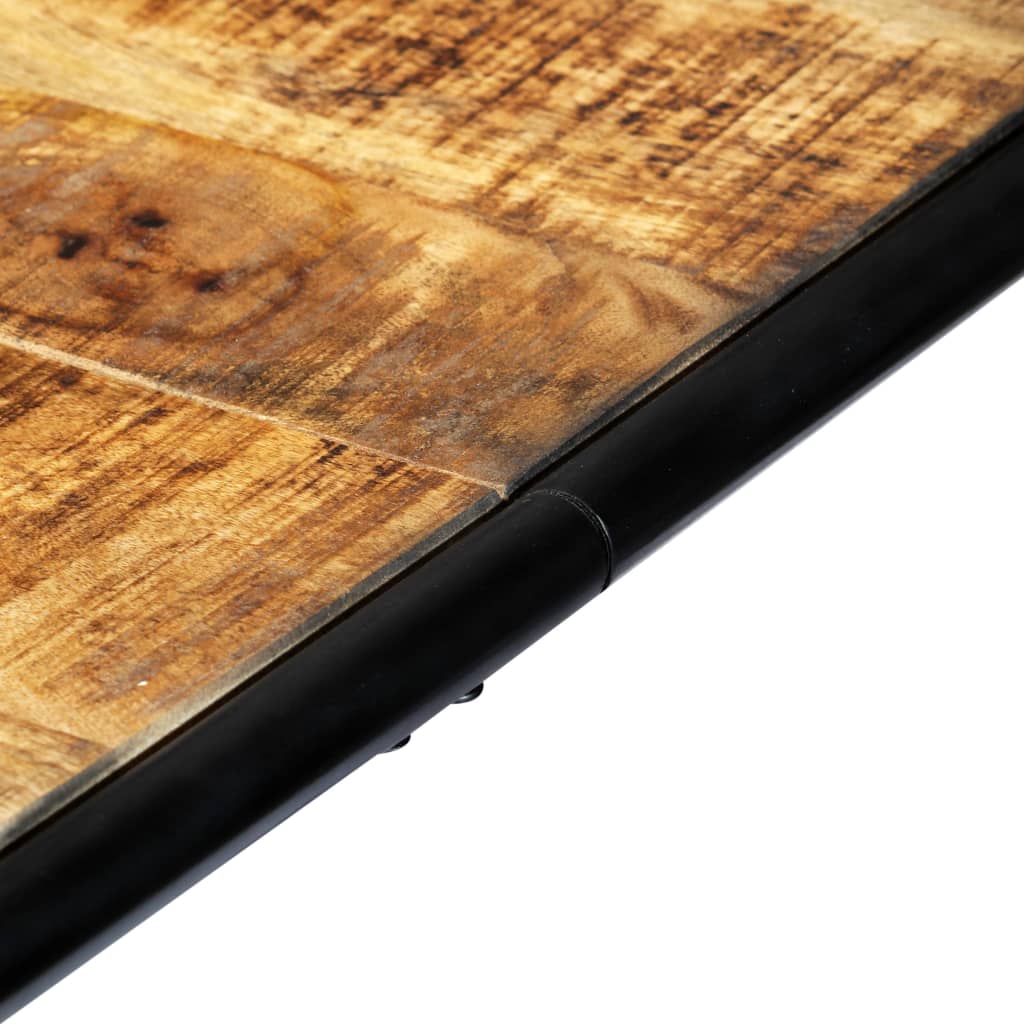 Dining Table 180x90x76 cm Solid Rough Mango Wood- Kitchen & Dining Room Tables - HomeShopIreland - Home Shop Ireland - Kitchen & Dining Room Tables - Dining Table 180x90x76 cm Solid Rough Mango Wood