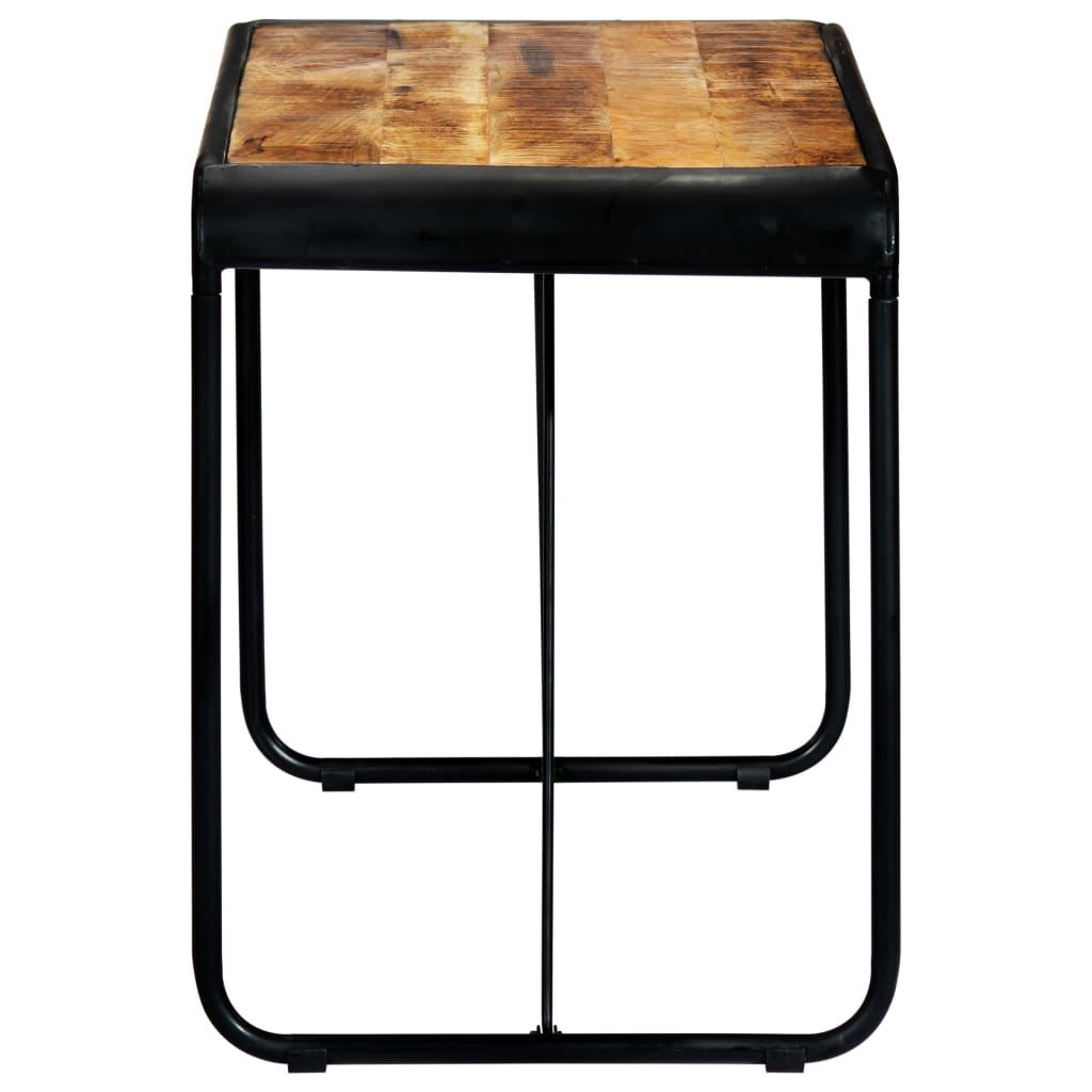 Dining Table 118x60x76 cm Solid Rough Mango Wood- Kitchen & Dining Room Tables - HomeShopIreland - Home Shop Ireland - Kitchen & Dining Room Tables - Dining Table 118x60x76 cm Solid Rough Mango Wood