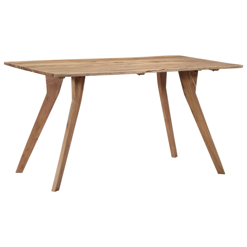 Dining Table 140x80x76 cm Solid Acacia Wood- Kitchen & Dining Room Tables - HomeShopIreland - Home Shop Ireland - Kitchen & Dining Room Tables - Dining Table 140x80x76 cm Solid Acacia Wood
