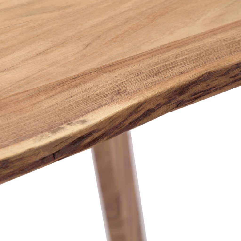 Dining Table 140x80x76 cm Solid Acacia Wood- Kitchen & Dining Room Tables - HomeShopIreland - Home Shop Ireland - Kitchen & Dining Room Tables - Dining Table 140x80x76 cm Solid Acacia Wood