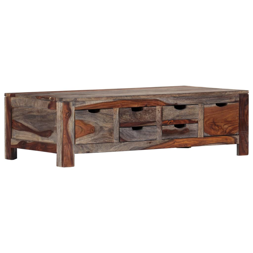 Coffee Table Grey 100x55x30 cm Solid Sheesham Wood- Coffee Tables - HomeShopIreland - Home Shop Ireland - Coffee Tables - Coffee Table Grey 100x55x30 cm Solid Sheesham Wood