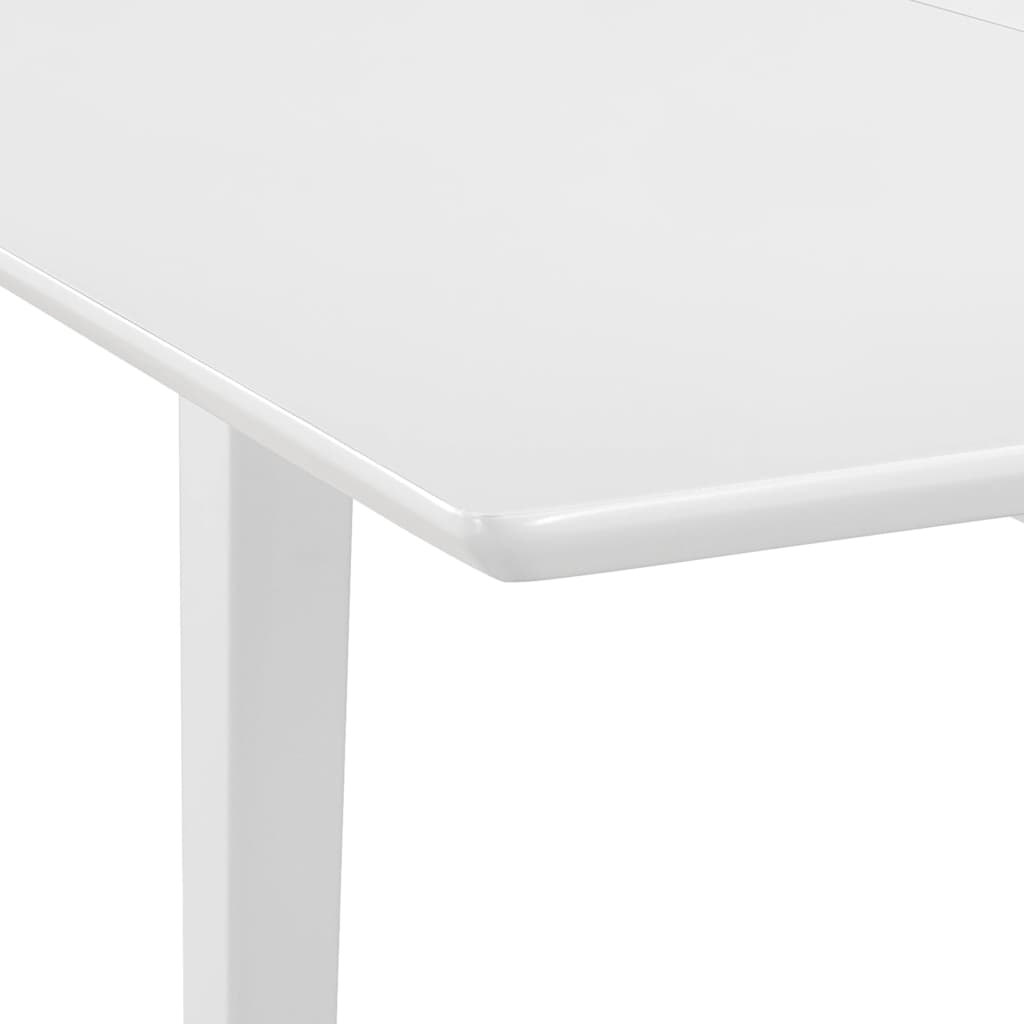 Extendable Dining Table White (80-120)x80x74 cm MDF- Kitchen & Dining Room Tables - HomeShopIreland - Home Shop Ireland - Kitchen & Dining Room Tables - Extendable Dining Table White (80-120)x80x74 cm MDF