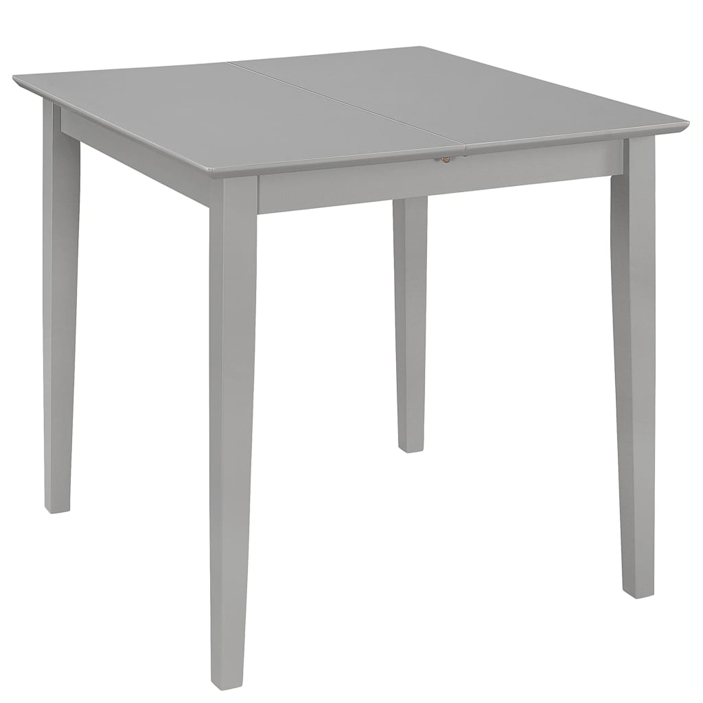 Extendable Dining Table Grey (80-120)x80x74 cm MDF- Kitchen & Dining Room Tables - HomeShopIreland - Home Shop Ireland - Kitchen & Dining Room Tables - Extendable Dining Table Grey (80-120)x80x74 cm MDF