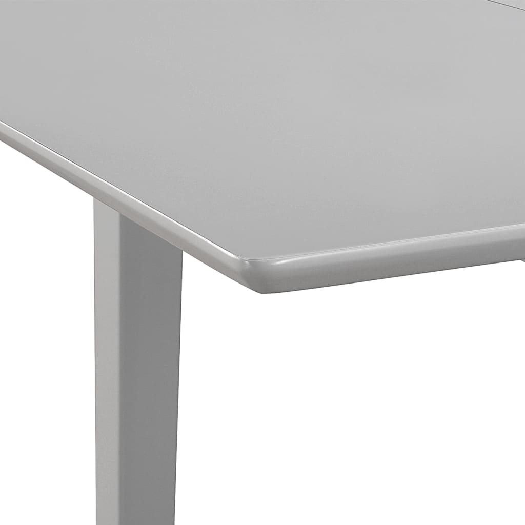 Extendable Dining Table Grey (80-120)x80x74 cm MDF- Kitchen & Dining Room Tables - HomeShopIreland - Home Shop Ireland - Kitchen & Dining Room Tables - Extendable Dining Table Grey (80-120)x80x74 cm MDF