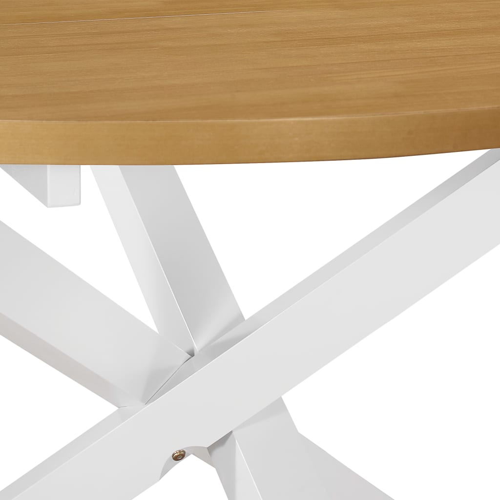 Dining Table White 120x75 cm MDF- Kitchen & Dining Room Tables - HomeShopIreland - Home Shop Ireland - Kitchen & Dining Room Tables - Dining Table White 120x75 cm MDF